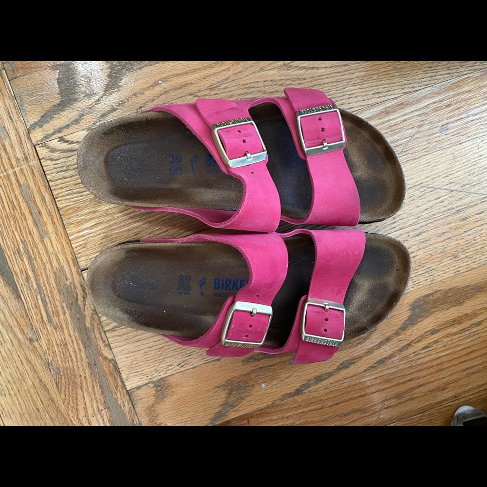 Pink Birkenstocks!